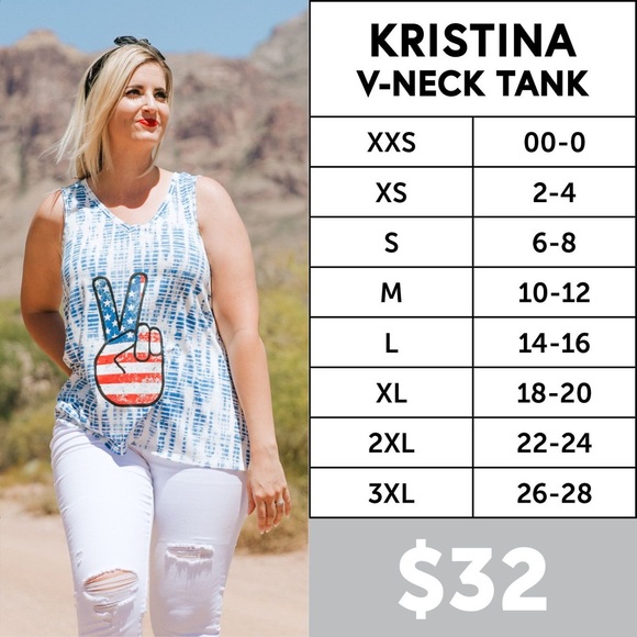 Lularoe Kristina tank - Picture 1 of 3